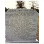 Memorial headstone for Chaim and Sara Kornreich (Mama and Papa)